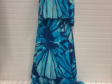 Dress Designer By Lilly Pulitzer In Blue & White, Size: Xs For Cheap