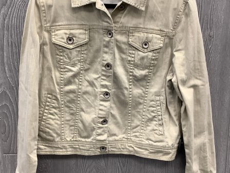 Jacket Denim By Merona In Tan, Size: L Sale