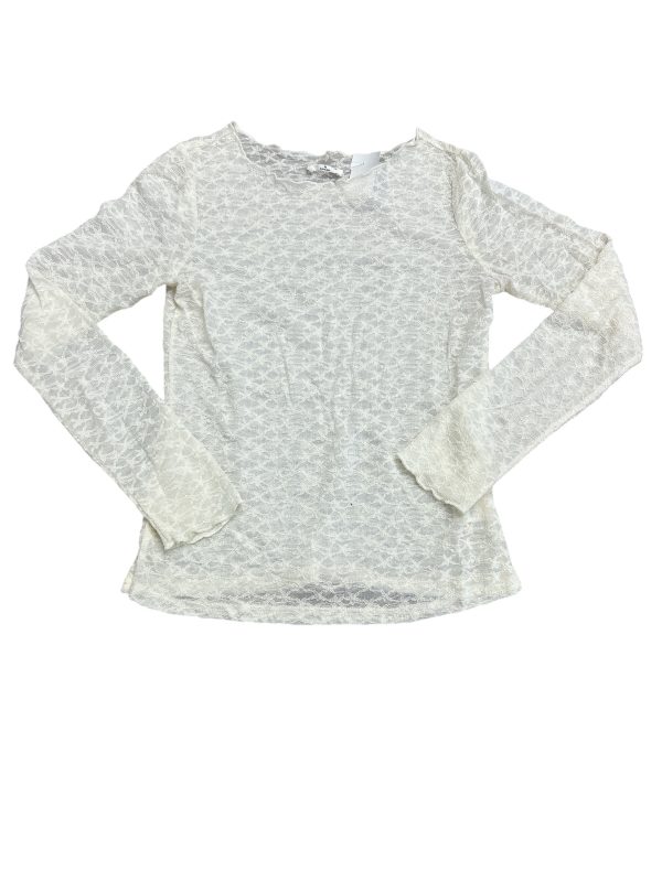 Top Long Sleeve By Mittoshop In White, Size: M Fashion