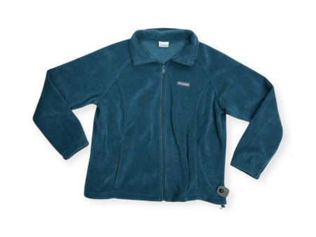 Jacket Fleece By Columbia In Teal, Size: 2x Supply