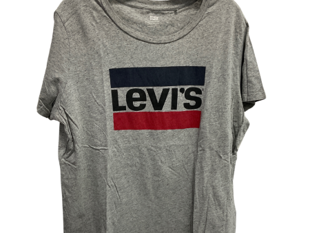 Top Short Sleeve Basic By Levis In Grey, Size: 2x Online