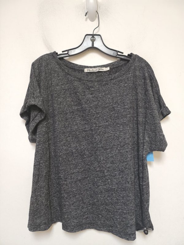 Top Short Sleeve Basic By Michael Stars In Black, Size: L Hot on Sale