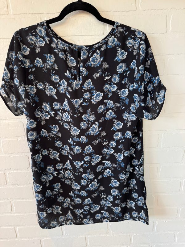 Top Short Sleeve By Dr2 In Black & Blue, Size: M Sale