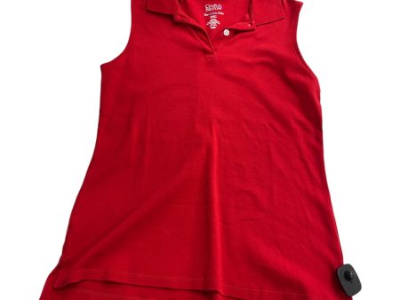 Top Sleeveless By Croft And Barrow In Red, Size: S Fashion