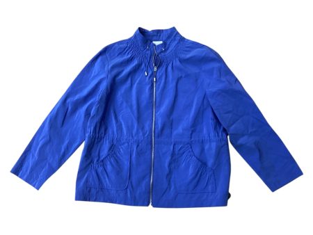 Jacket Other By Zenergy By Chicos In Blue, Size: 30 For Cheap