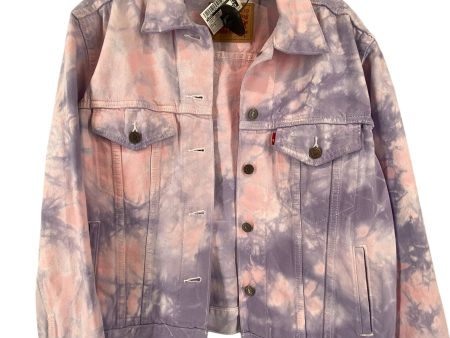 Jacket Denim By Levis In Pink & Purple, Size: S Cheap