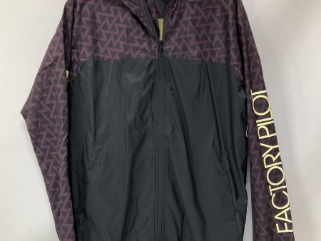 Jacket Windbreaker By Oakley In Black & Purple, Size: S Online