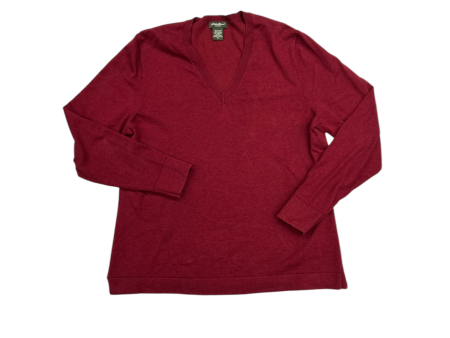 Sweater By Eddie Bauer In Red, Size: Xl For Cheap