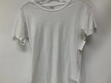 Top Short Sleeve Basic By Madewell In White, Size: Xxs Hot on Sale