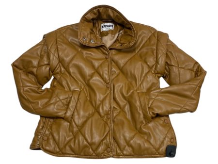 Jacket Puffer & Quilted By APPARIS In Brown, Size: S Discount