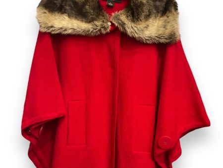 Poncho By Peck And Peck In Red, Size: M Online Hot Sale