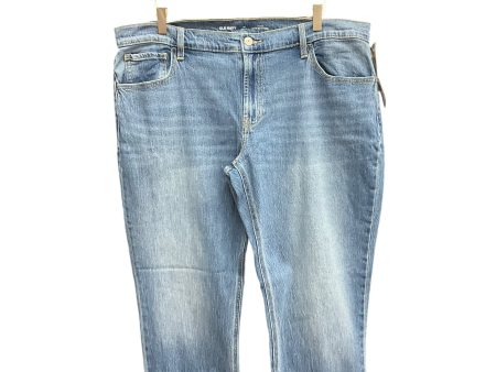 Jeans Cropped By Old Navy In Blue Denim, Size: 16 Cheap