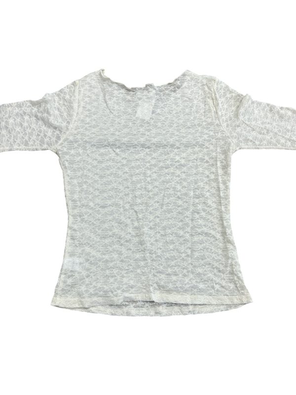 Top Long Sleeve By Mittoshop In White, Size: M Fashion