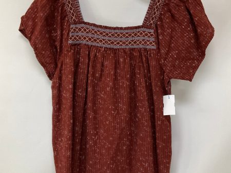 Top Short Sleeve By Madewell In Multi-colored, Size: Xs For Sale