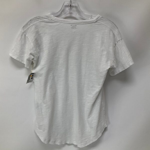 Top Short Sleeve Basic By Madewell In White, Size: Xxs Hot on Sale