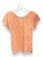 Top 2pc Short Sleeve By New York Laundry In Peach, Size: S Fashion