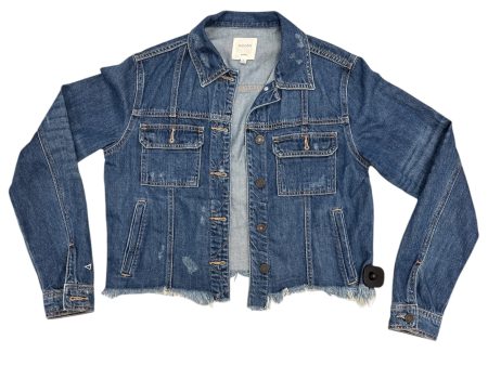 Jacket Denim By Clothes Mentor In Blue Denim, Size: L Online