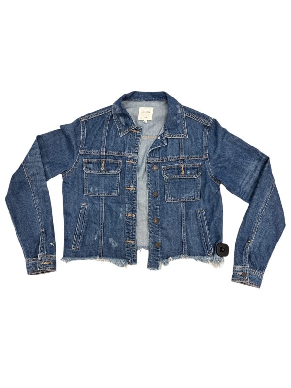 Jacket Denim By Clothes Mentor In Blue Denim, Size: L Online