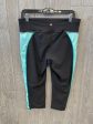 Athletic Capris By Xersion In Black & Blue, Size: L on Sale