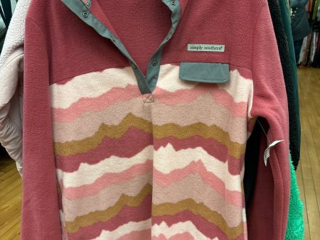 Athletic Fleece By Simply Southern In Pink, Size: L on Sale