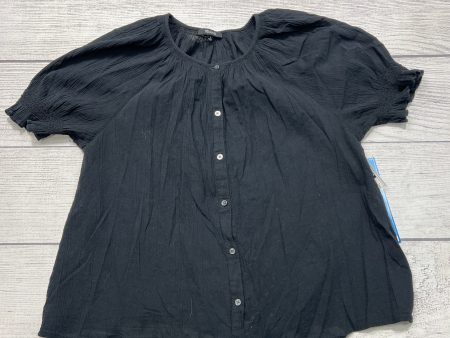 Top Short Sleeve By Madewell In Black, Size: L Online Hot Sale