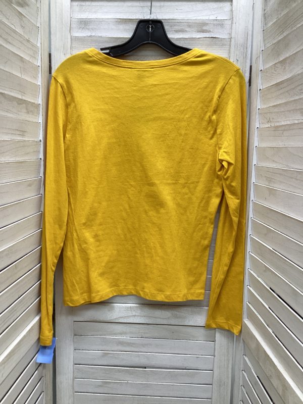 Top Long Sleeve By Forever 21 In Yellow, Size: M Online