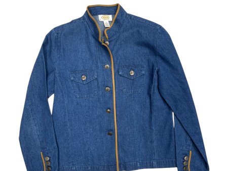 Jacket Denim By Talbots In Blue Denim, Size: S Supply