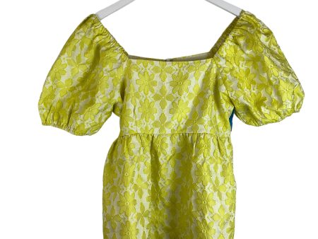 Top Short Sleeve By Entro In Yellow, Size: M For Cheap