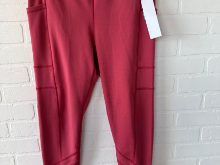 Athletic Leggings By  fitkicks  In Red, Size: 12 Discount