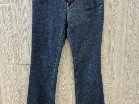 Jeans Boot Cut By Loft In Blue Denim, Size: 8 Online Hot Sale