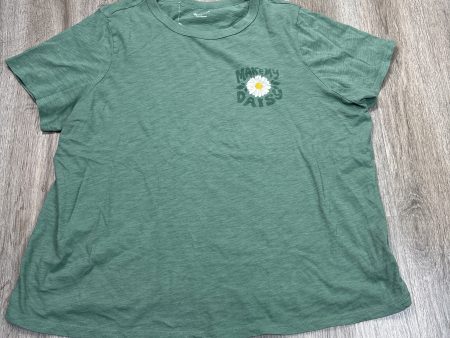 Top Short Sleeve By Old Navy In Green, Size: Xl Online Sale