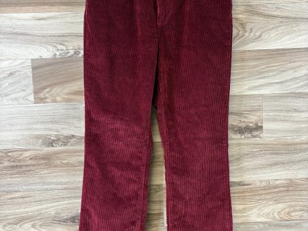 Pants Corduroy By Universal Thread In Red, Size: 2 For Cheap