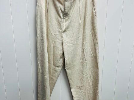 Pants Dress By Banana Republic In Cream, Size: 16 For Sale