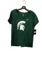 Top Short Sleeve Basic By Nike In Green & White, Size: L Online Sale