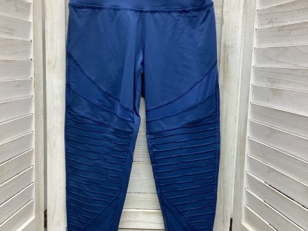 Athletic Leggings By Aerie In Blue, Size: M Online Hot Sale