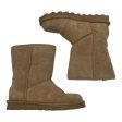 Boots Mid-Calf Flats By Bearpaw In Tan, Size:7.5 on Sale