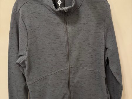 Athletic Jacket By Skechers In Grey, Size: Xxl on Sale