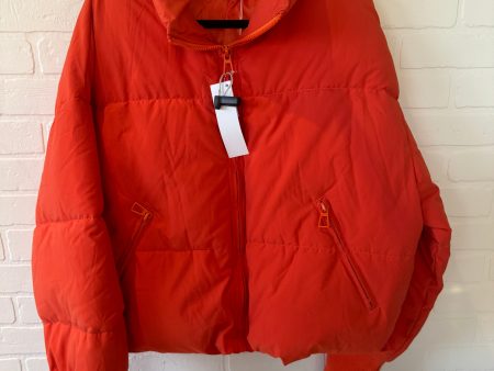 Jacket Puffer & Quilted By Cmc In Orange, Size: L Fashion