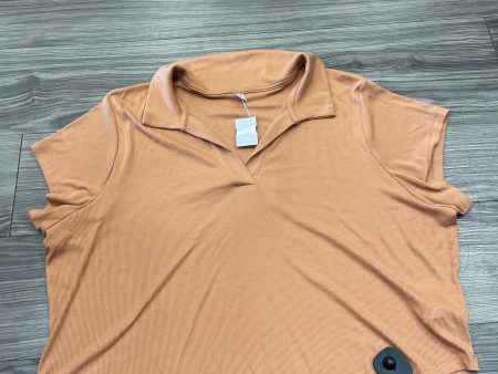 Top Short Sleeve By Old Navy In Orange, Size: 3x Supply