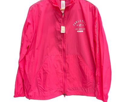 Athletic Jacket By Fabletics In Pink, Size: L Fashion