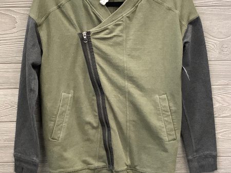 Athletic Jacket By Lululemon In Green, Size: 4 Supply