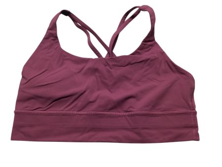 Athletic Bra By Lululemon In Pink, Size: 12 on Sale