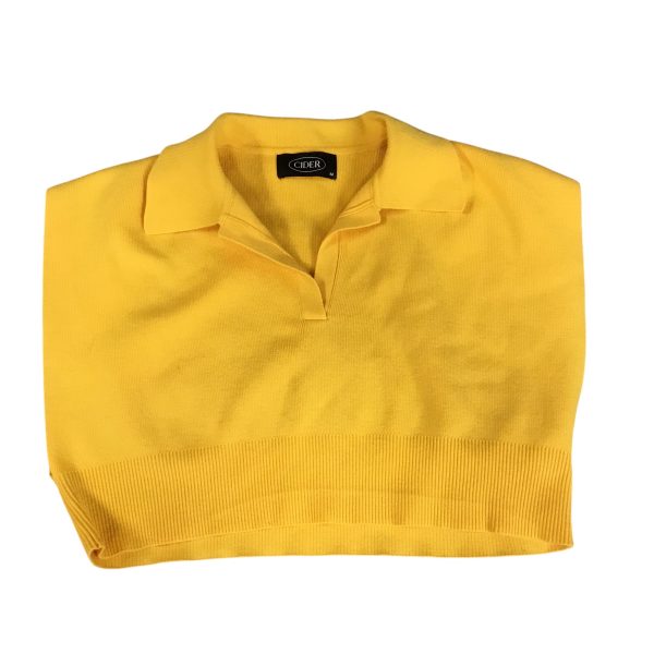 Top Short Sleeve By Clothes Mentor In Yellow, Size: M Discount