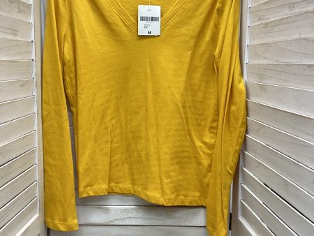 Top Long Sleeve By Forever 21 In Yellow, Size: M Online