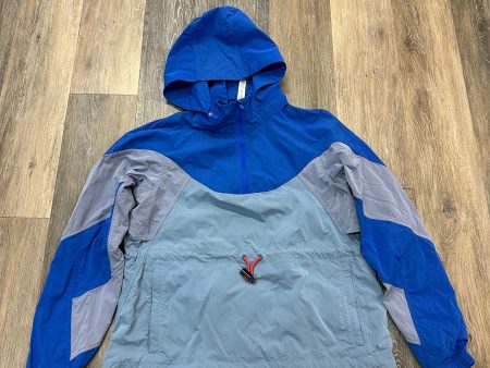 Athletic Jacket By Lululemon In Blue, Size: 4 Online