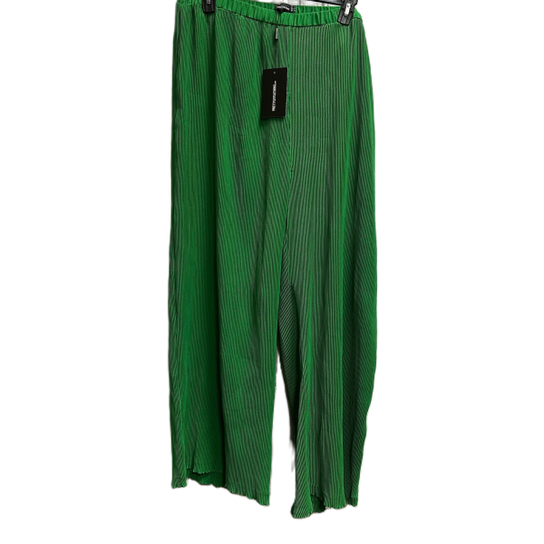 Pants Wide Leg By Pretty Little Thing In Green, Size: 18 Supply