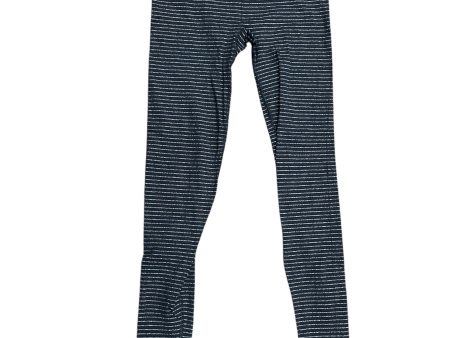 Athletic Leggings By Athleta In Black & Silver, Size: S Online