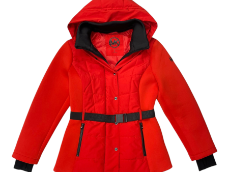 Jacket Designer By Michael Kors In Red, Size: L Online Hot Sale