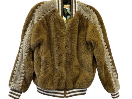 Jacket Faux Fur & Sherpa By Mother In Tan, Size: Xs Hot on Sale