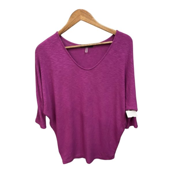 Top Short Sleeve By Cme In Purple, Size: S For Sale